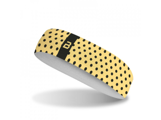 BOSA sportovní čelenka ELASTIC Dots Honey