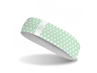BOSA sportovní čelenka ELASTIC Dots Menthol
