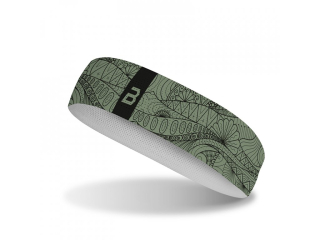 BOSA sportovní čelenka ELASTIC Mandala Khaki