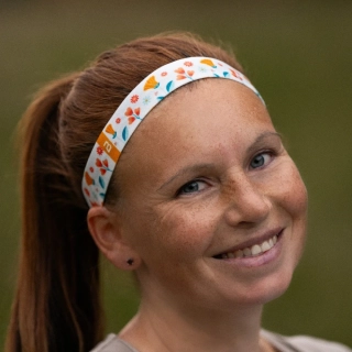 BOSA Grip Dandelion - sportovní čelenka do vlasů 2,5cm