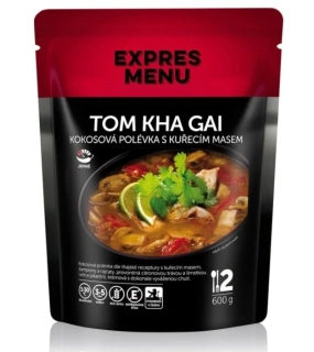 Expres Menu Thom Kha Gai - kokosová polévka s kuřecím masem